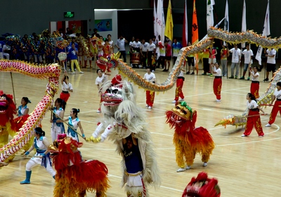公司北狮受邀参加了第八届中国大学舞龙舞狮锦标赛开幕式暨徐州市全民健身日启动仪式的表演